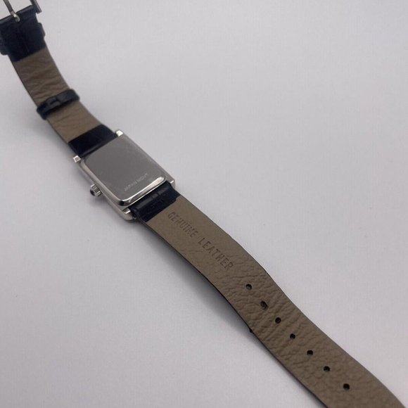 Working Coldwater Creek Watch Black Band / Silver Tone MSRP $59 Croc N Scroll - Picture 9 of 10